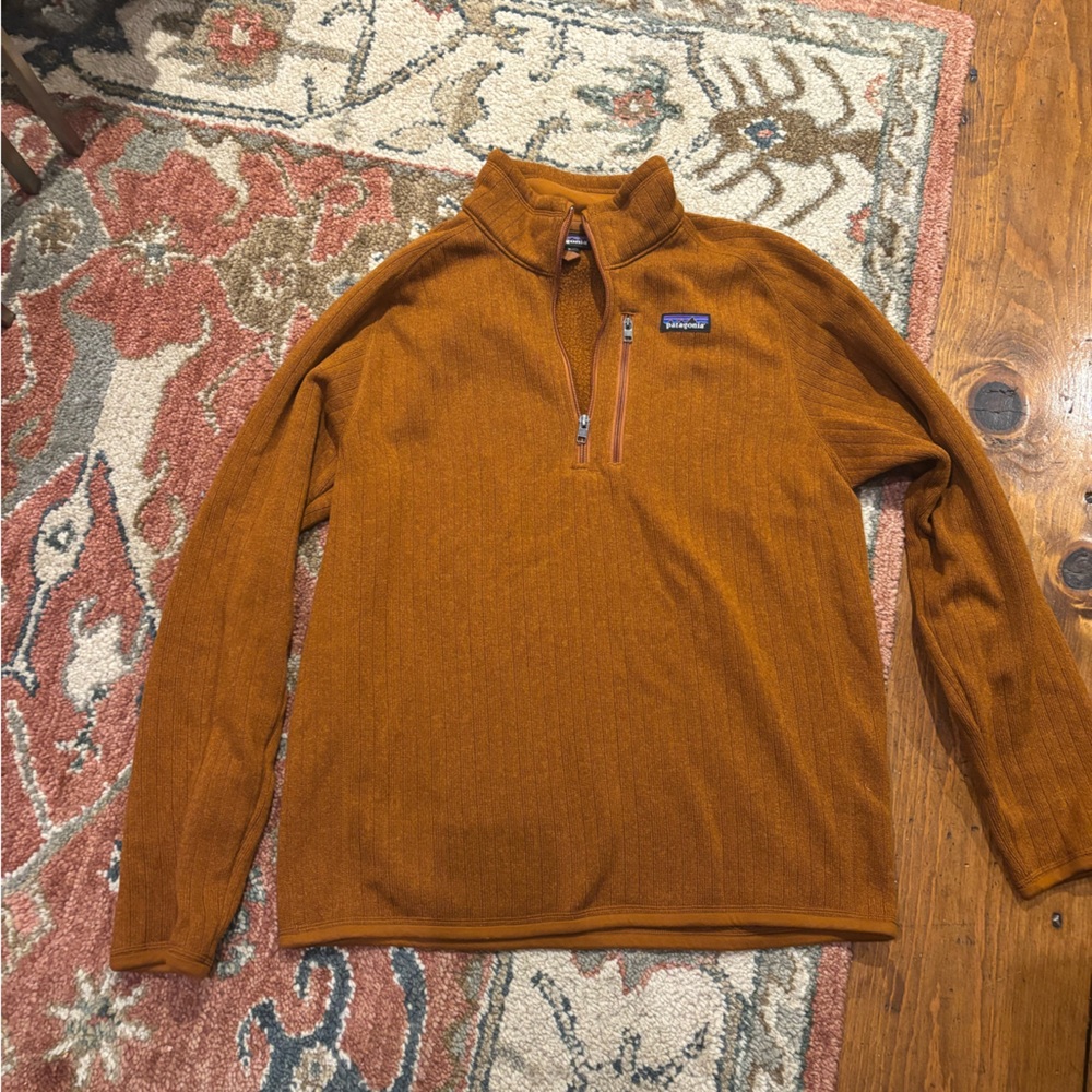 Patagonia Burnt Orange Fleece Jacket